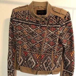 BCBG Aztec jacket Size Small